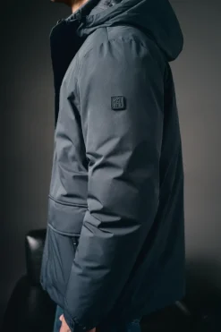 OOTO Parka acolchada capucha Azul marino Hot