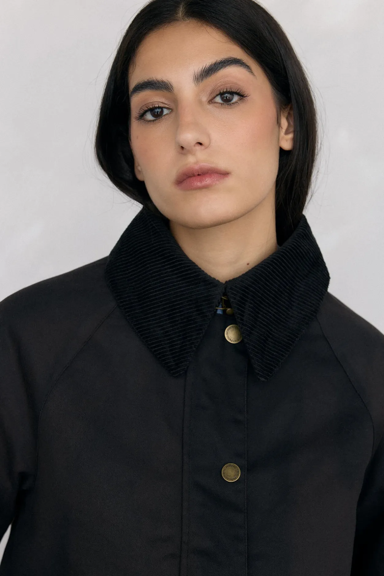 Pedro del Hierro Parka acolchada tejido encerado Marrón New