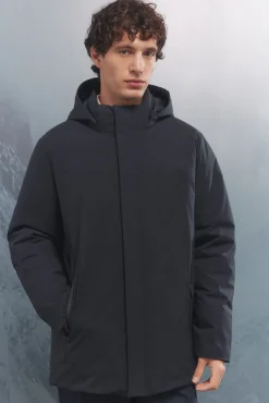 Springfield Parka acolchada térmica azul Clearance