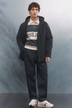 Springfield Parka acolchada térmica azul Clearance