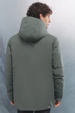 Springfield Parka acolchada térmica verde Clearance