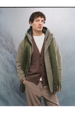 Springfield Parka alcolchada térmica kaki New