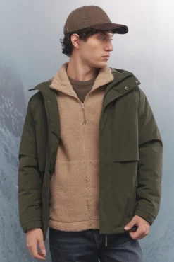 Springfield Parka alcolchada térmica kaki