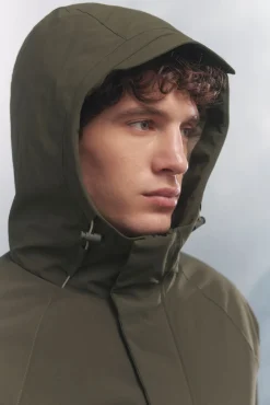 Springfield Parka alcolchada térmica kaki