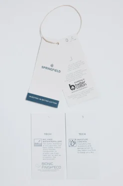 Springfield Parka algodón beige Online