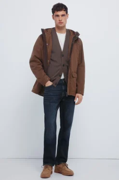 Springfield Parka algodón beige