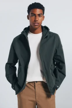 Springfield Parka algodón kaki Outlet