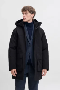 Jack & Jones Parka clásica con capucha Negro New