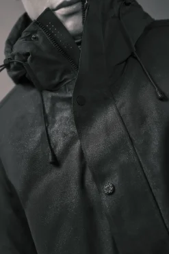 Cortefiel Parka con capucha Negro New