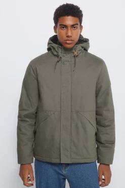 Springfield Parka corta acolchada kaki Sale