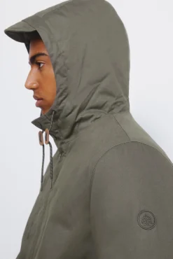Springfield Parka corta acolchada kaki Sale