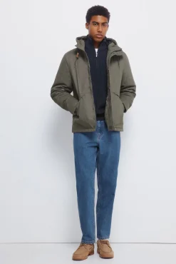 Springfield Parka corta acolchada kaki Sale