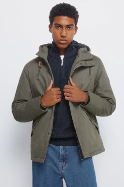 Springfield Parka corta acolchada kaki Sale