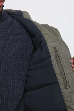 Springfield Parka corta acolchada kaki Sale