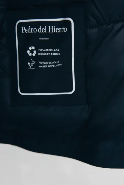 Pedro del Hierro Parka corta capucha Azul