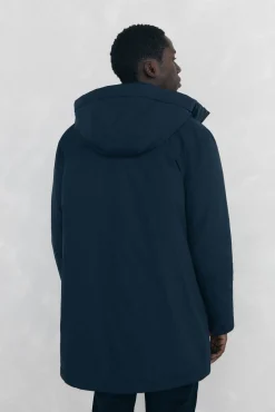 Pedro del Hierro Parka corta capucha Azul
