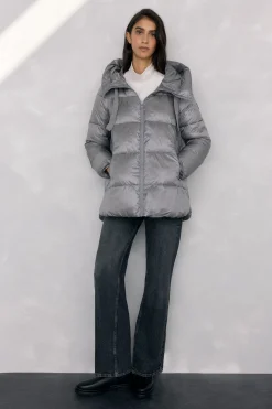 Pedro del Hierro Parka corta capucha Gris Discount