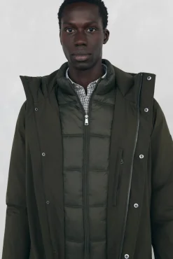 Pedro del Hierro Parka corta capucha Verde Best
