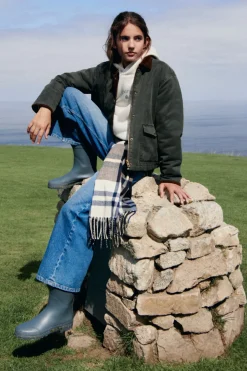 Springfield Kids Parka detalles niña kaki Outlet