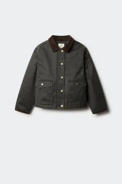 Springfield Kids Parka detalles niña kaki Outlet