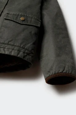 Springfield Kids Parka detalles niña kaki Outlet