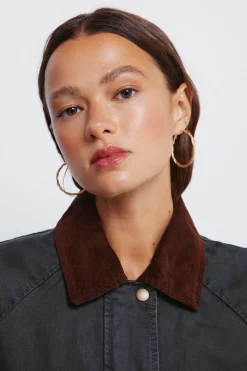 Springfield Parka encerada verde Online