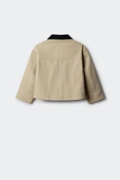 Springfield Kids Parka estrella para niña beige