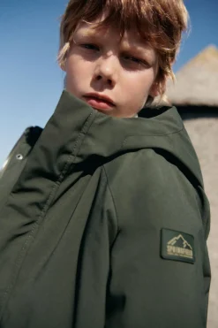 Springfield Kids Parka gris niño kaki Online