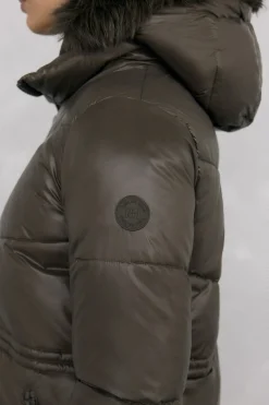 Pedro del Hierro Parka larga capucha Verde Discount