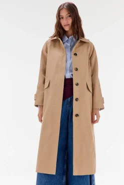 TFP by Tamara Falcó Parka larga capucha Beige Discount