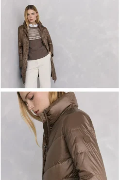 Pedro del Hierro Parka larga cinturón Verde Best