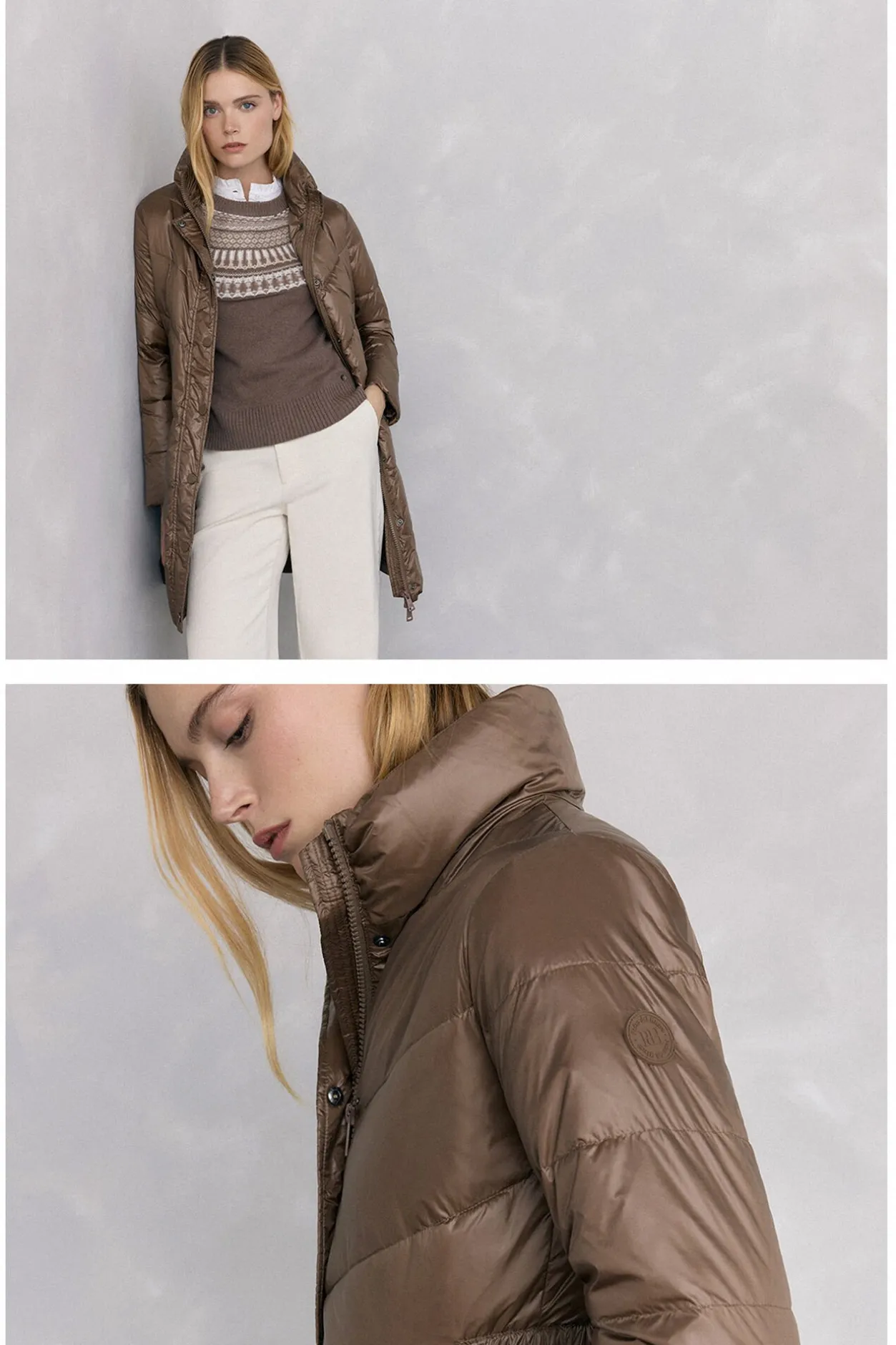 Pedro del Hierro Parka larga cinturón Verde Best