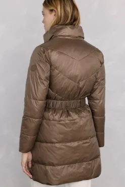 Pedro del Hierro Parka larga cinturón Verde Best