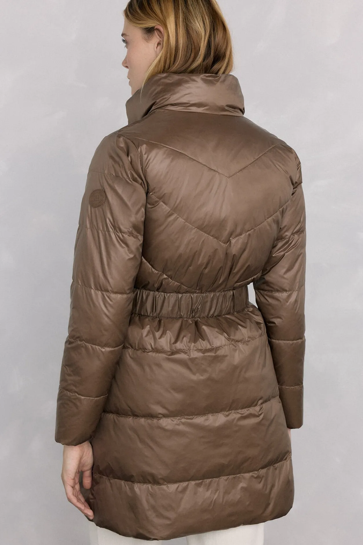 Pedro del Hierro Parka larga cinturón Verde Best