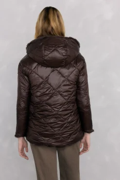 Pedro del Hierro Parka reversible pelo Marr&oacute;n Discount