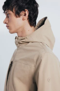 Springfield Parka técnica beige