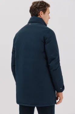 Cortefiel Parka técnica vistas desmontables Azul marino Outlet