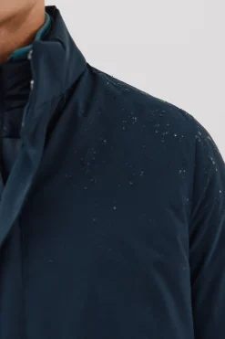 Cortefiel Parka técnica vistas desmontables Azul marino Outlet