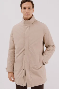 Cortefiel Parka técnica vistas desmontables Beige Outlet