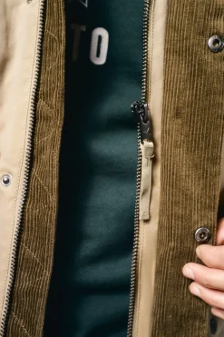 OOTO Parka tejido efecto encerado Beige Online