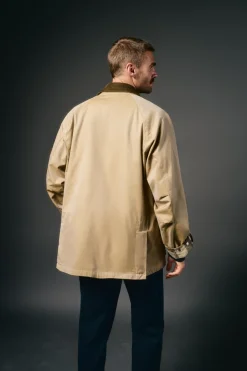 OOTO Parka tejido efecto encerado Beige Online