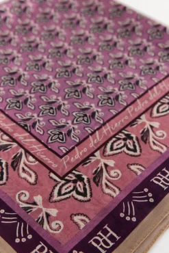 Pedro del Hierro Pañuelo bandana con estampado floral Morado Online