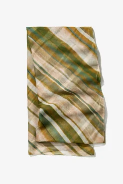 Vilanova Pañuelo Estampado con Efecto Lino kaki Sale