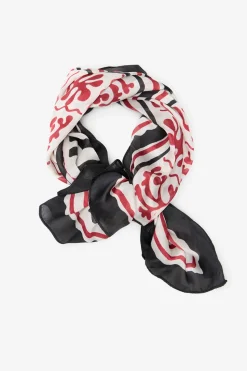 Cortefiel Pañuelo estampado floral Estampado rojo Outlet