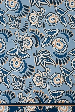 Vilanova Pañuelo Estampado Paisley Azul Clearance