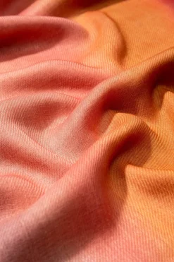 Vilanova Pañuelo Rectangular Degradado de Color naranja Hot