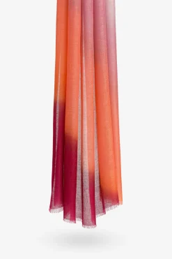 Vilanova Pañuelo Rectangular Degradado de Color naranja Hot