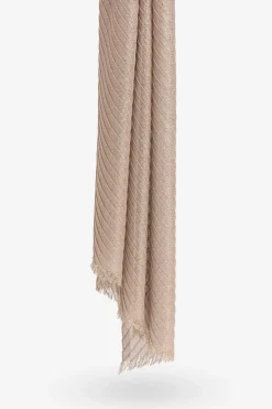 Vilanova Pañuelo Rectangular Plisado Metálico Arena Hot