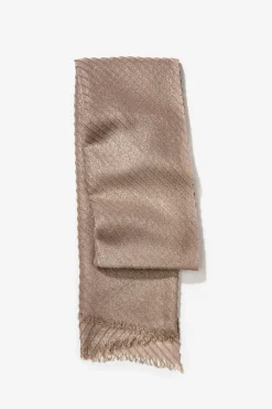 Vilanova Pañuelo Rectangular Plisado Metálico Arena Hot