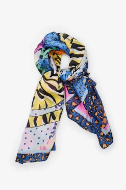 Cortefiel Pañuelo safari Estampado azul Best